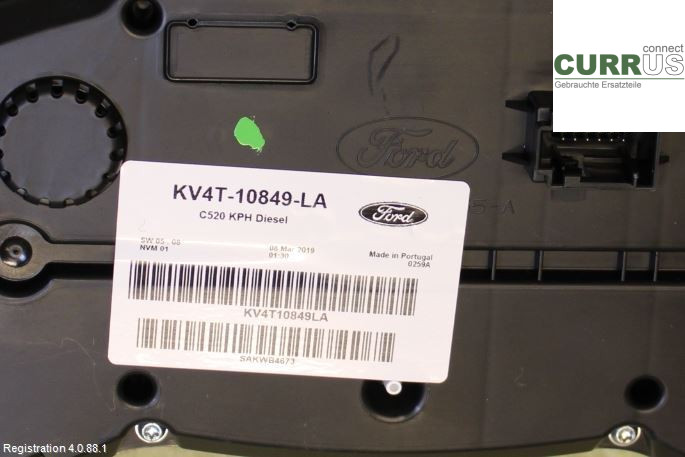 FORD KUGA  17-19 Instrument cluster / comb 2475641 2.0L T7MD
