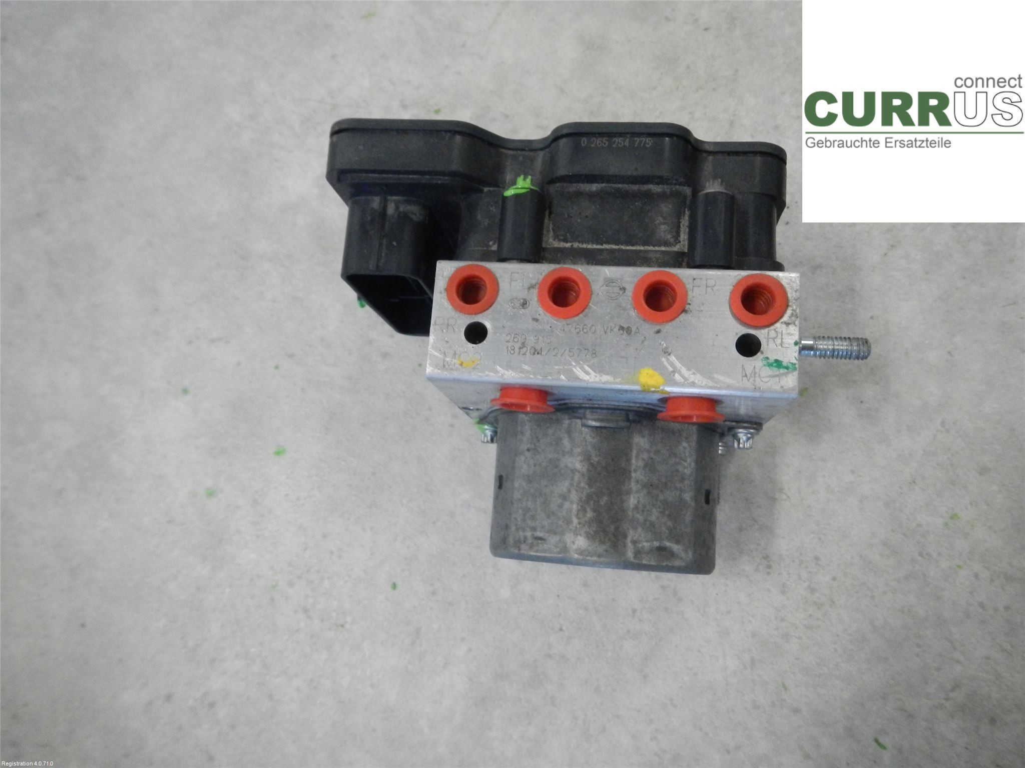 NISSAN NV200 / NV200 COMBI ABS hydraulisk enhet 47660VK67A 1.5L K9K