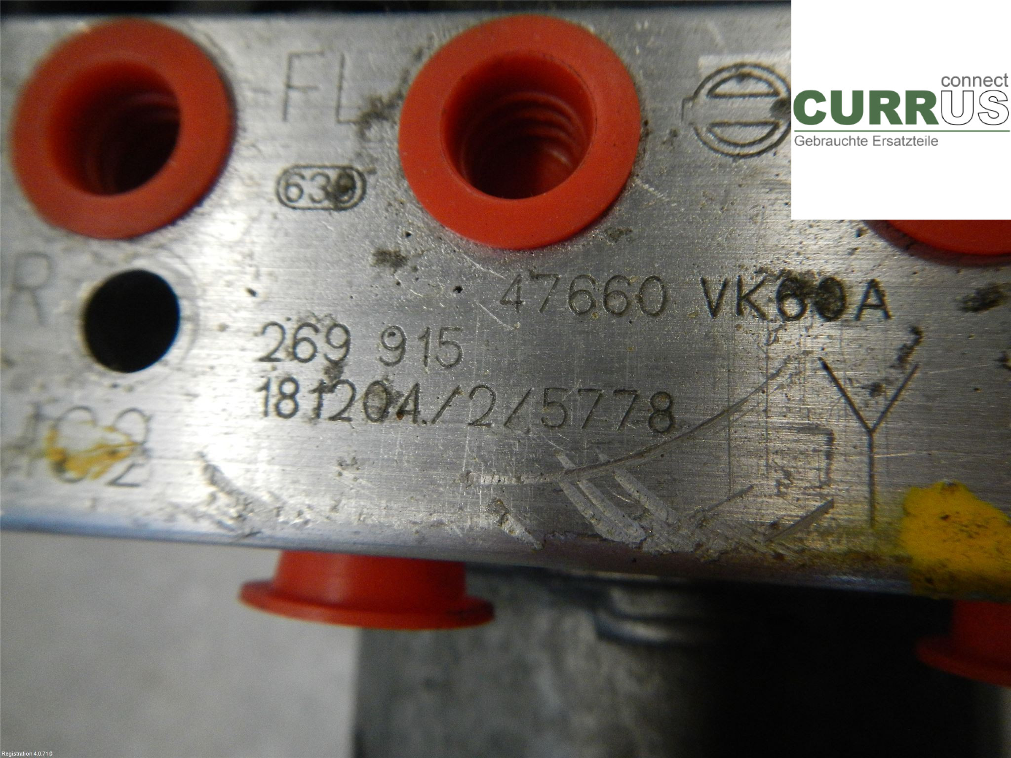 NISSAN NV200 / NV200 COMBI ABS hydraulisk enhet 47660VK67A 1.5L K9K