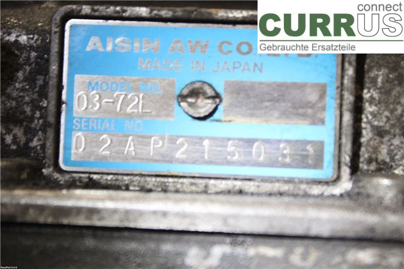 MITSUBISHI L200   96-06 Gearbox (Automatic) MR567206 2.5 TD
