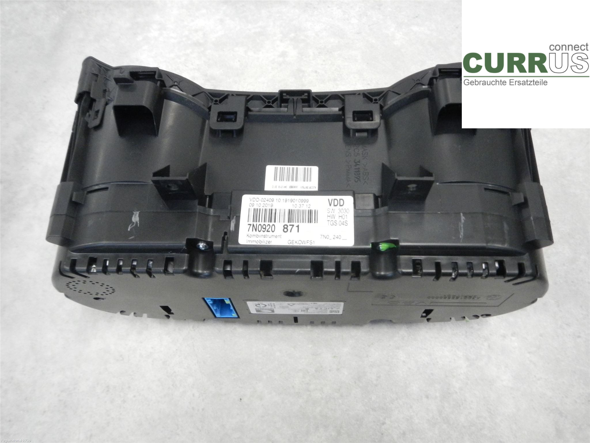 VW SHARAN      11- Instrumentkam 7N0920871X 2.0L DLUB