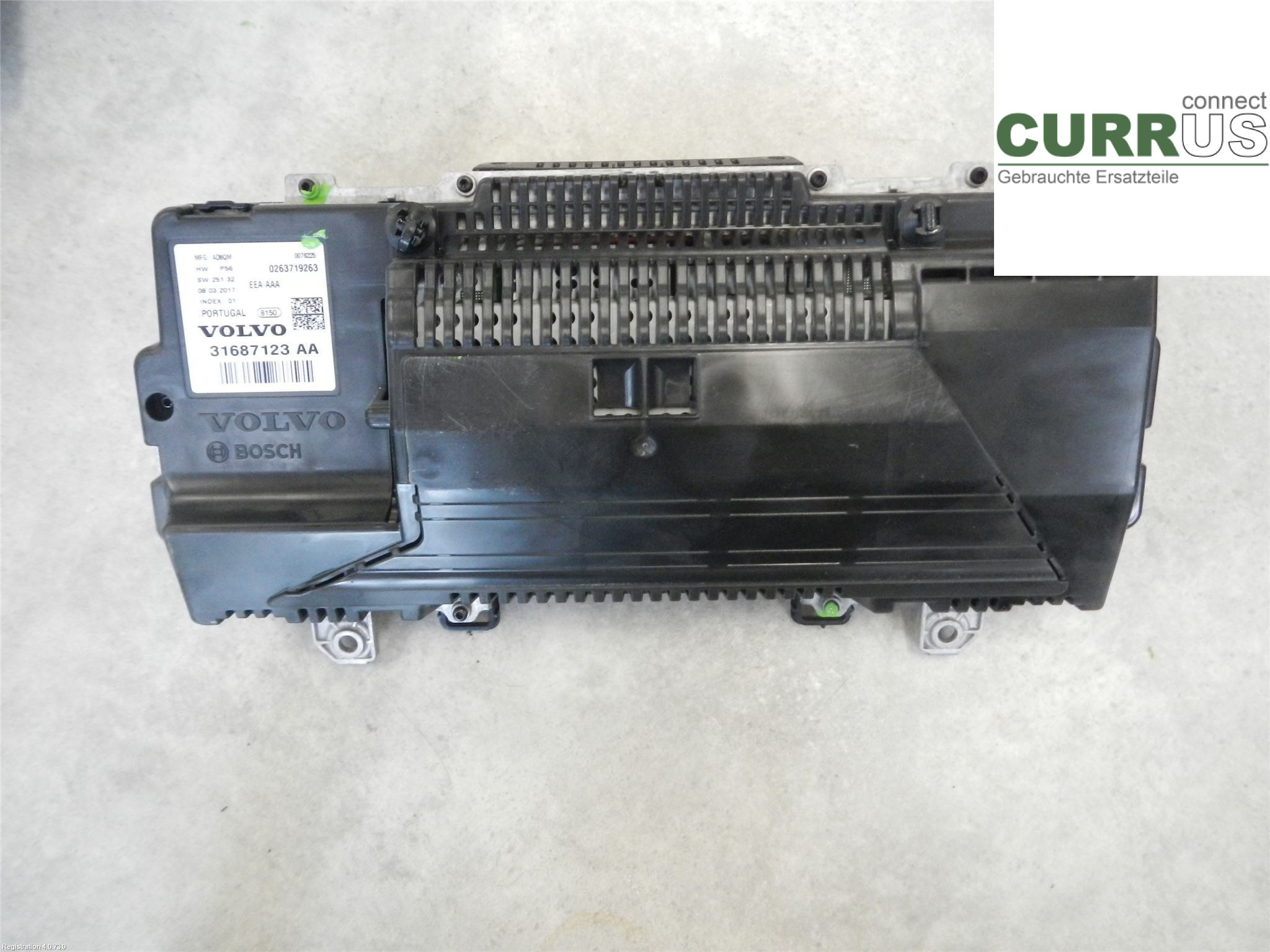 VOLVO V90  17- Instrument cluster / comb 36010424 2.0L B4204T23