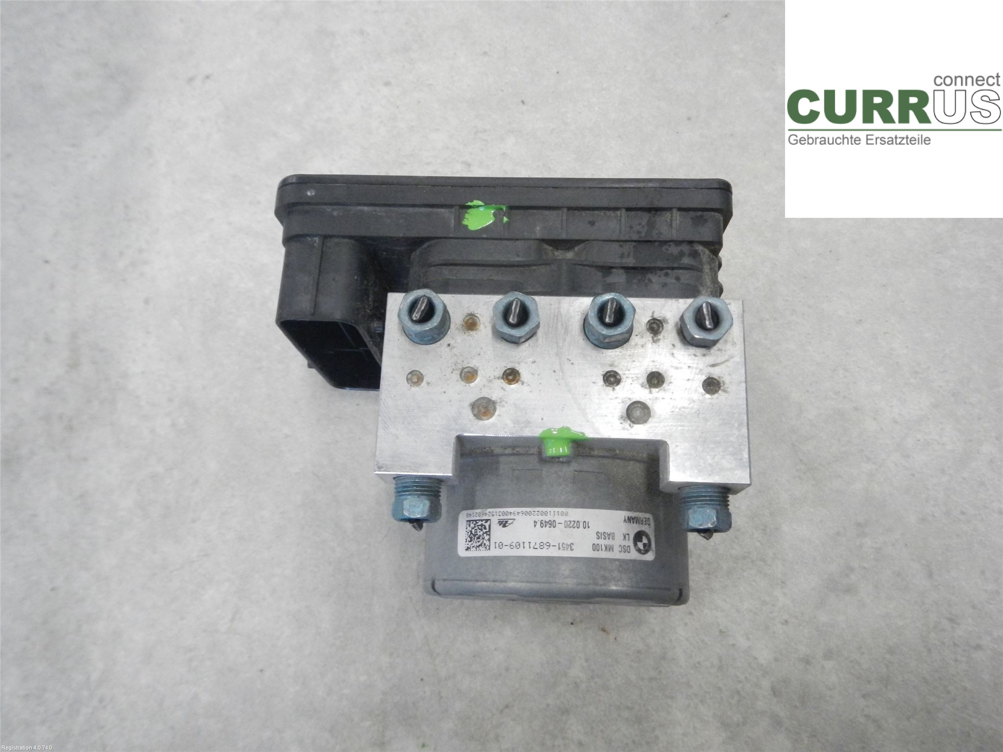 BMW 3 F30/F31/F80    12-19 ABS Hydraulic unit 34516897117 2.0L B47-C20A