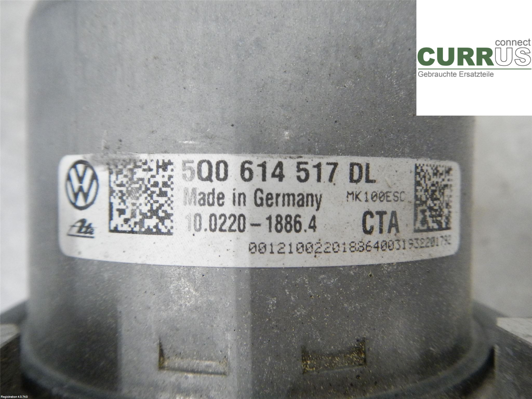 VW TIGUAN 16- ABS Hydraulic unit 5Q0614517DL 2.0L DKZA
