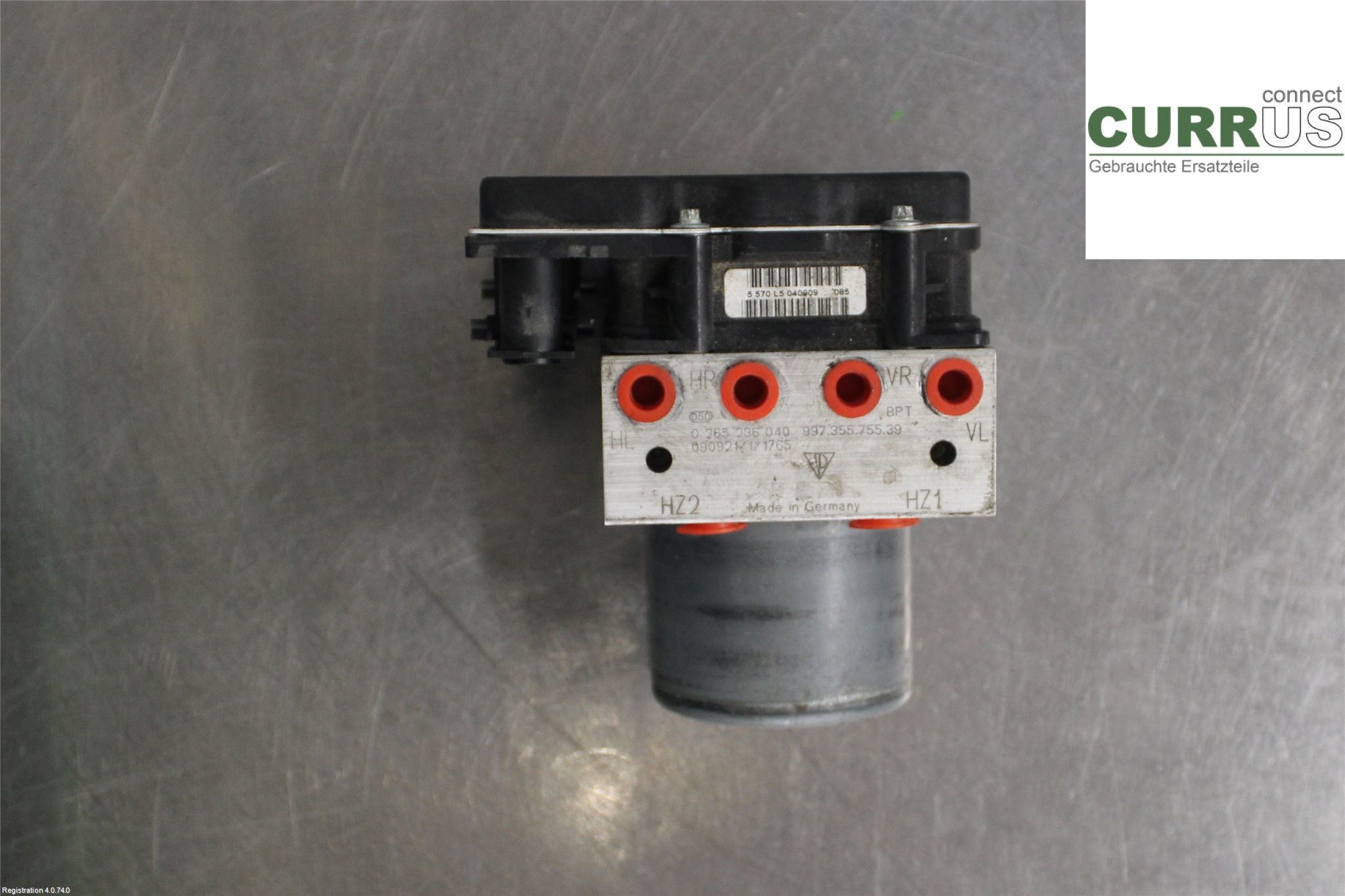 PORSCHE 911 997 05-12 ABS Hydraulic unit 99735595539 3.8L A101