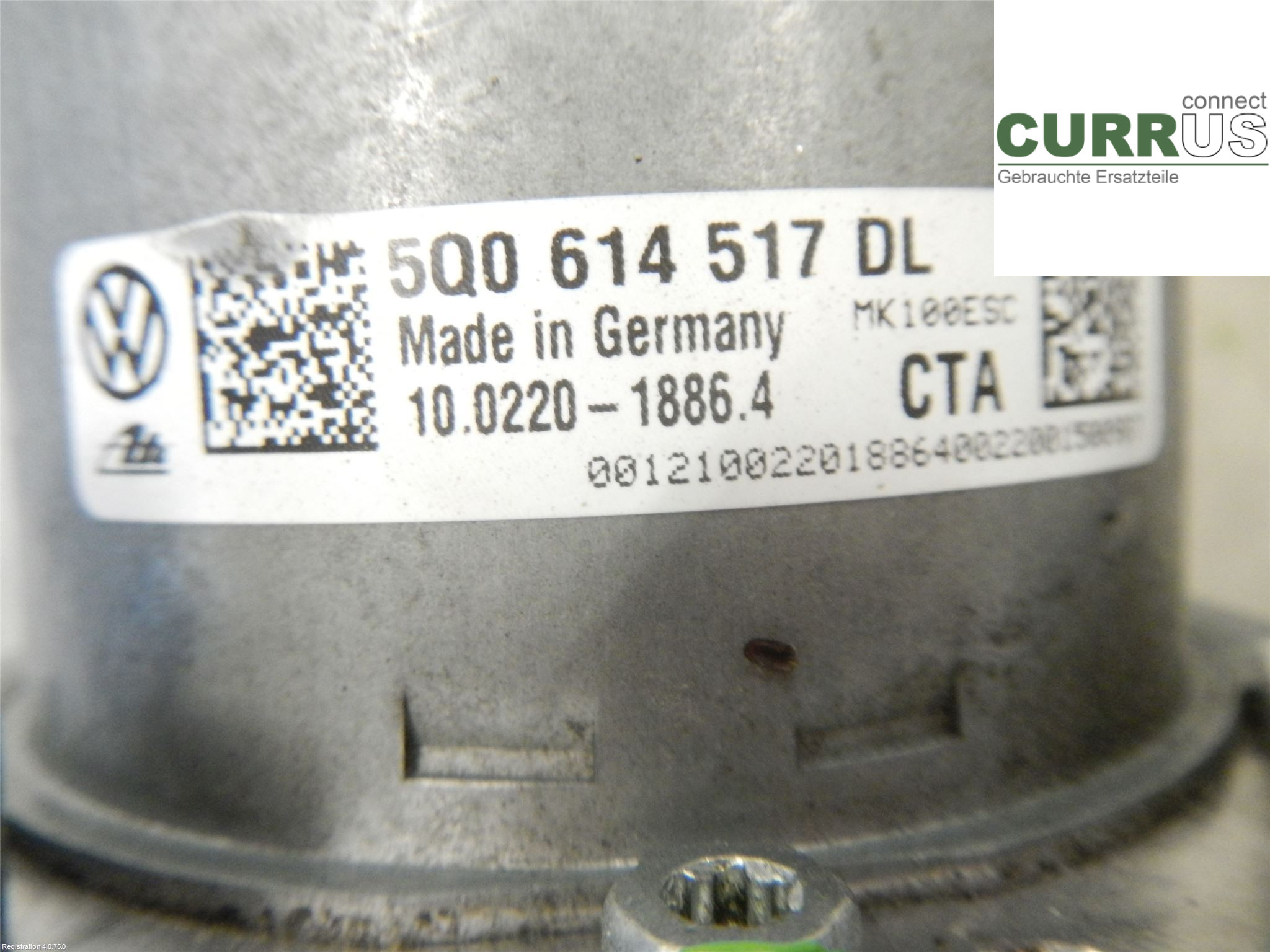 VW GOLF SPORTSVAN 15-20 ABS Hydraulic unit 5Q0614517DL 1.5L DPCA