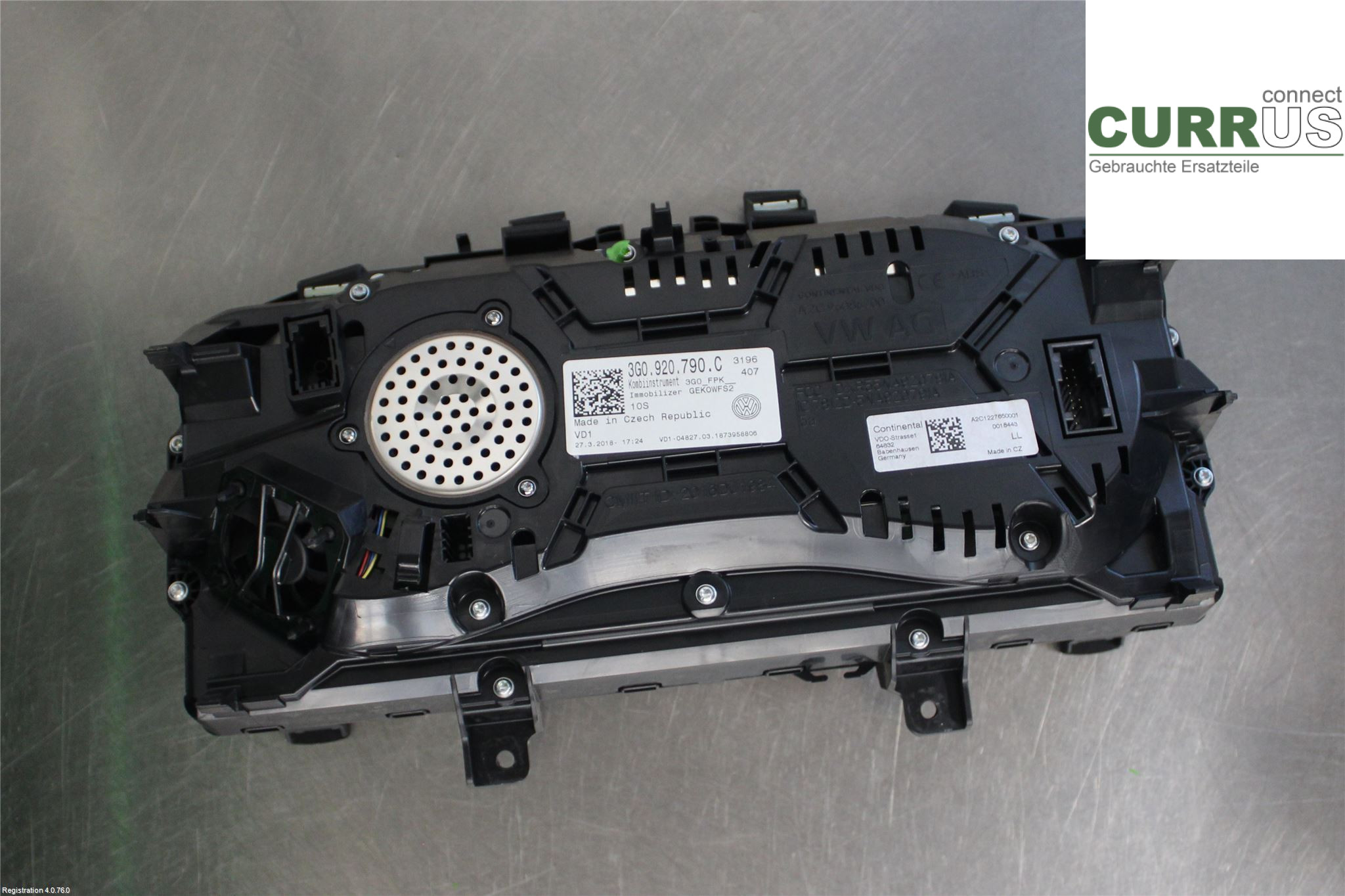 VW PASSAT  15-19 Instrumentkam 3G0920791C 2.0L DFHA