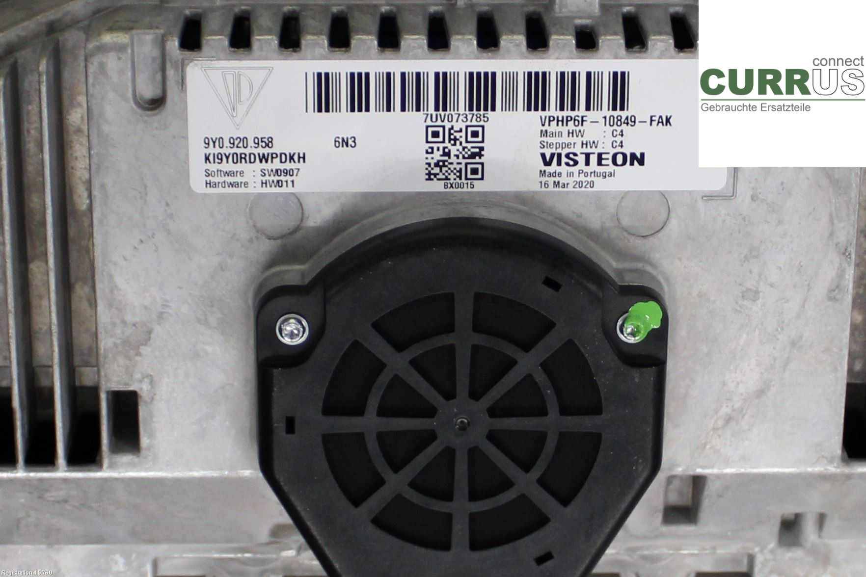 PORSCHE CAYENNE 03- Instrument cluster / comb 9Y0920958B6N3 3.0L MDC.BE