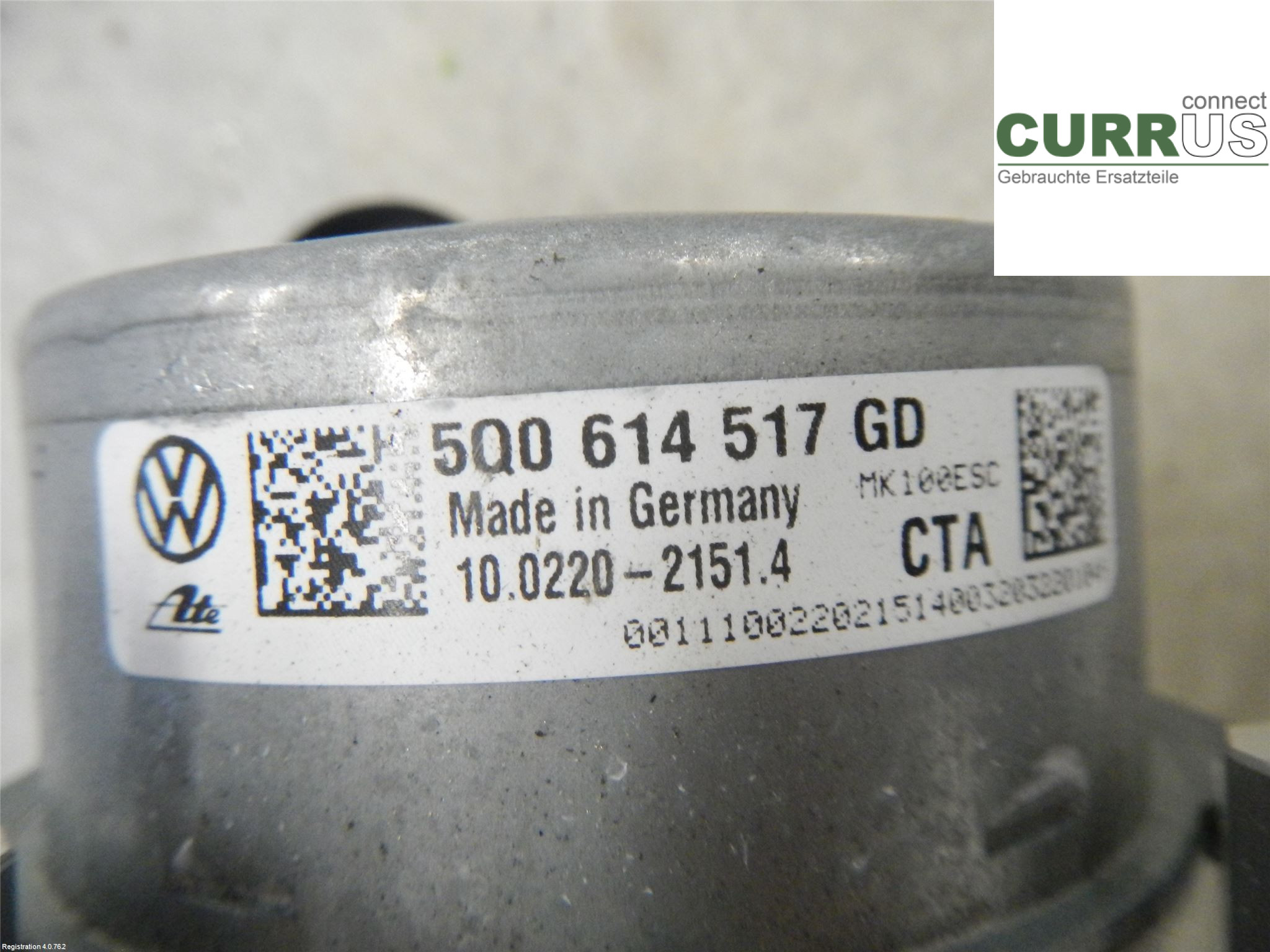 SKODA SUPERB 16- ABS Hydraulic unit 5Q0614517GD 1.5L DPCA