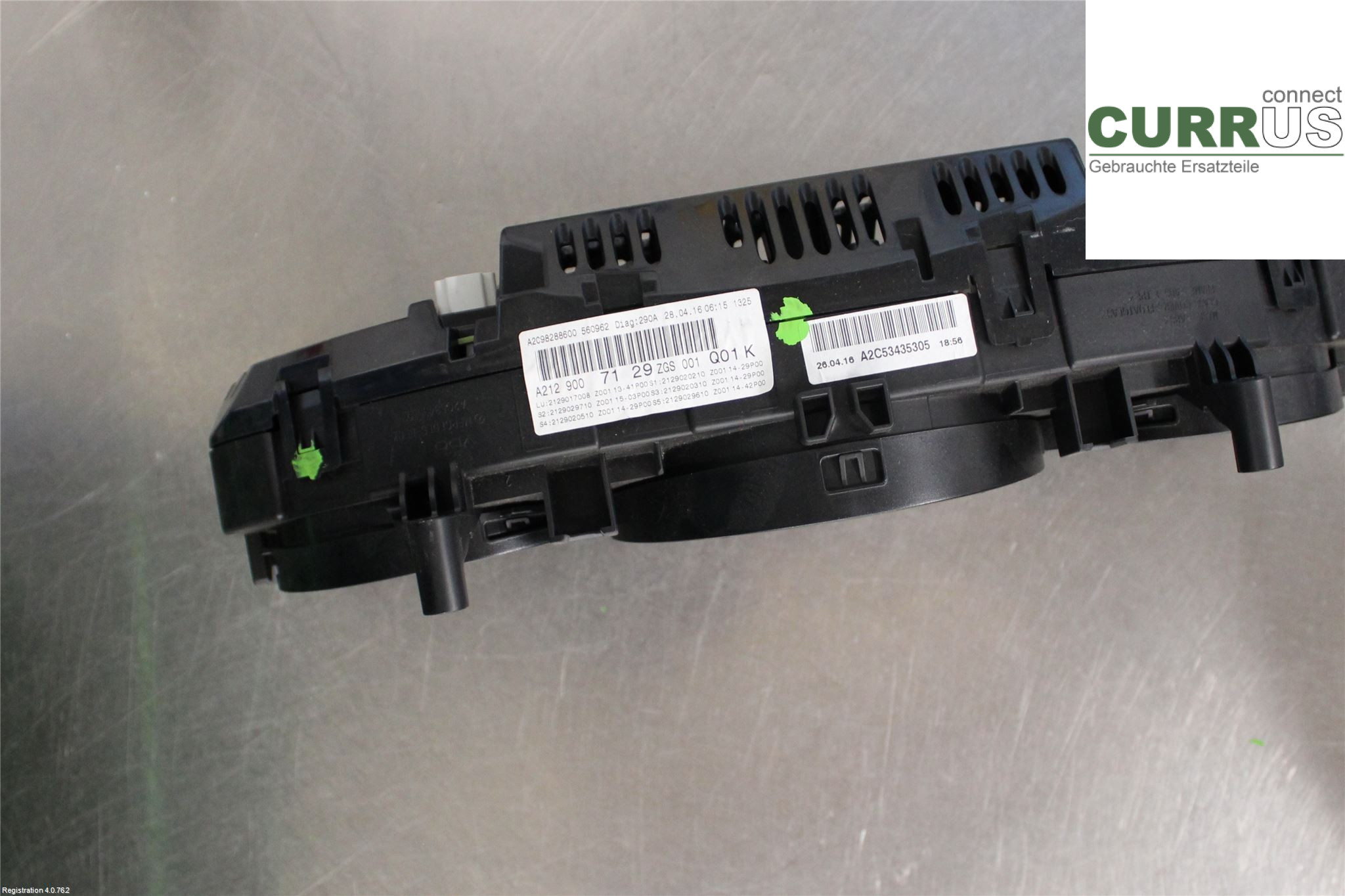 MB E-KLASS (W212) 09-16 Instrumentpanel / kombiinstrument A212900712980  2.1L OM651.924