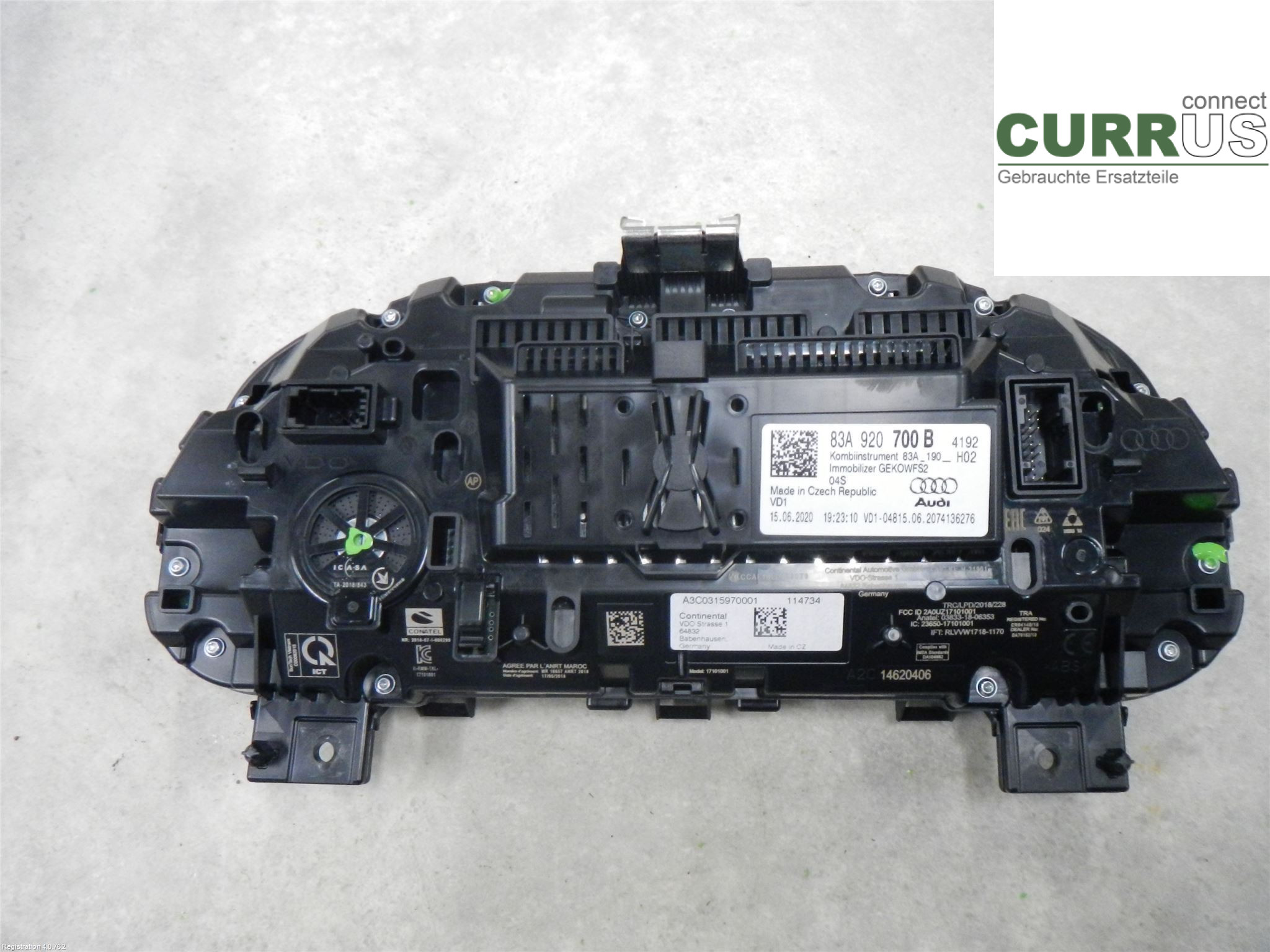 AUDI Q3 F3  19- Instrument cluster / comb 83A920700B 1.5L DFYA