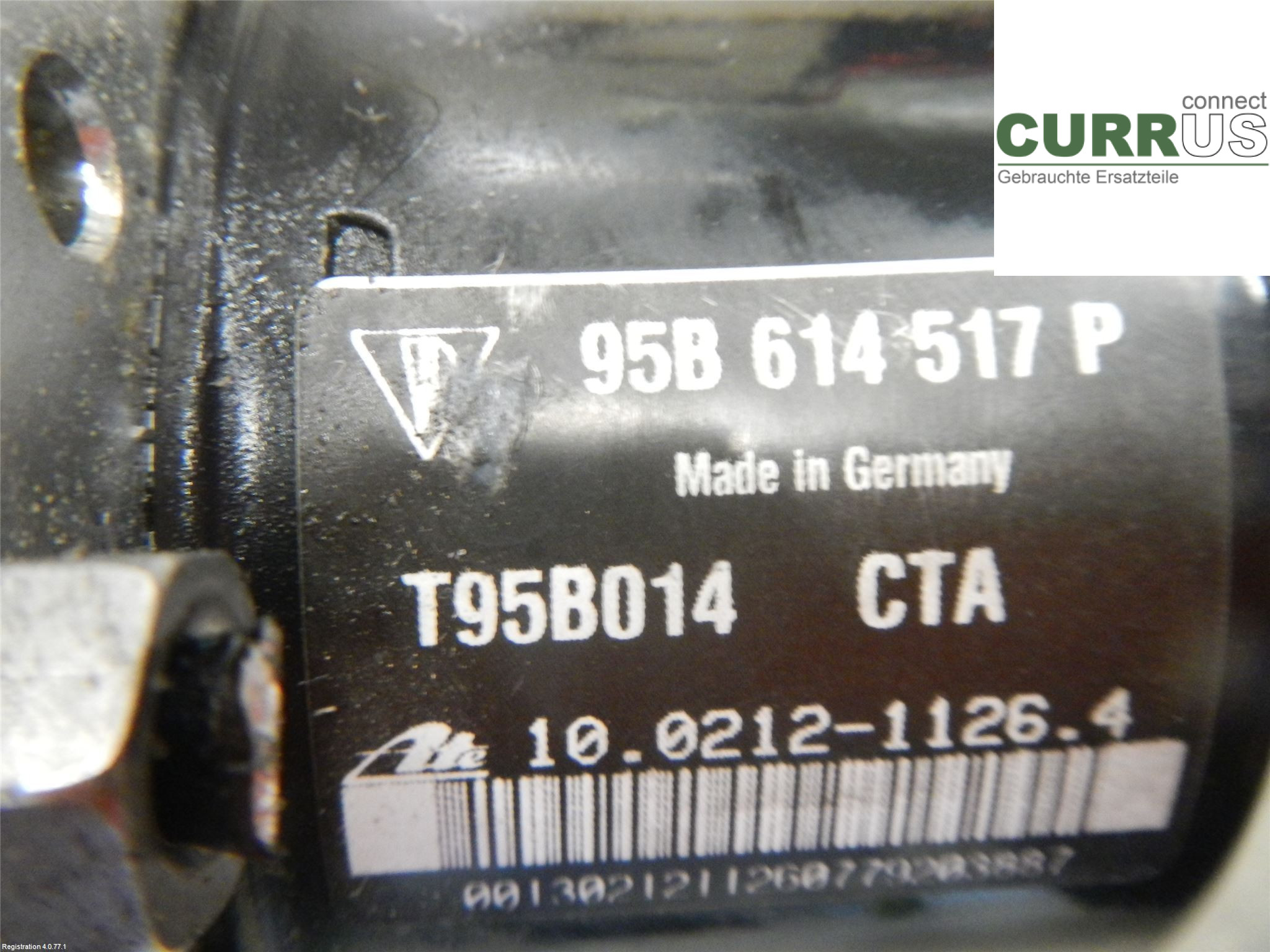 PORSCHE MACAN 14- ABS-Hydraulikeinheit 95B614511T 2.0L MDK.NA