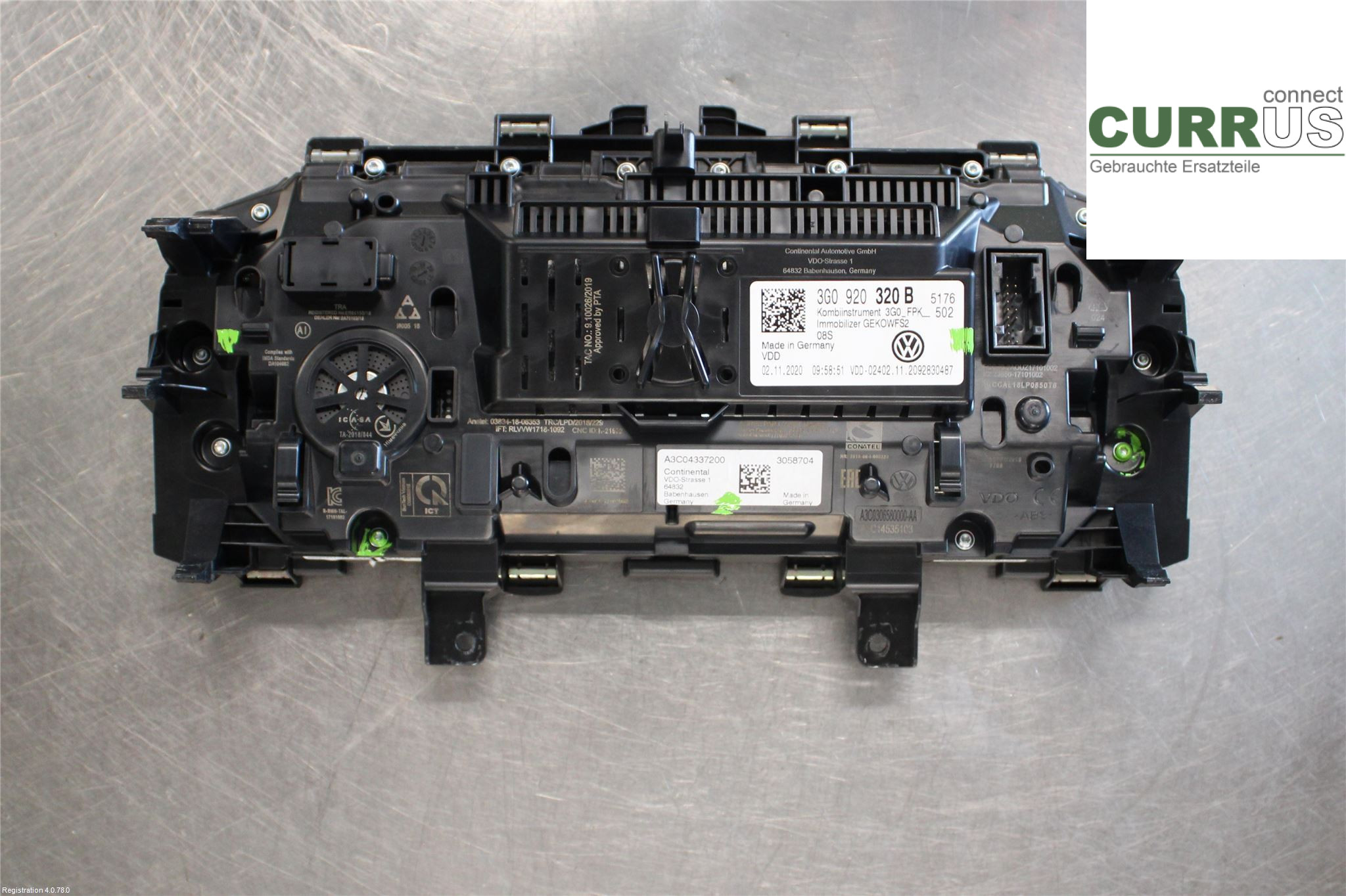 VW PASSAT 20- Instrument cluster / comb 3G0 920 320 B 2.0L DTUA