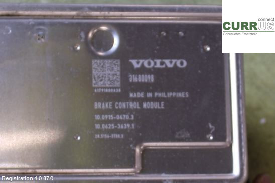VOLVO V90  17- ABS Hydraulic unit 31680104 2.0L D4204T9