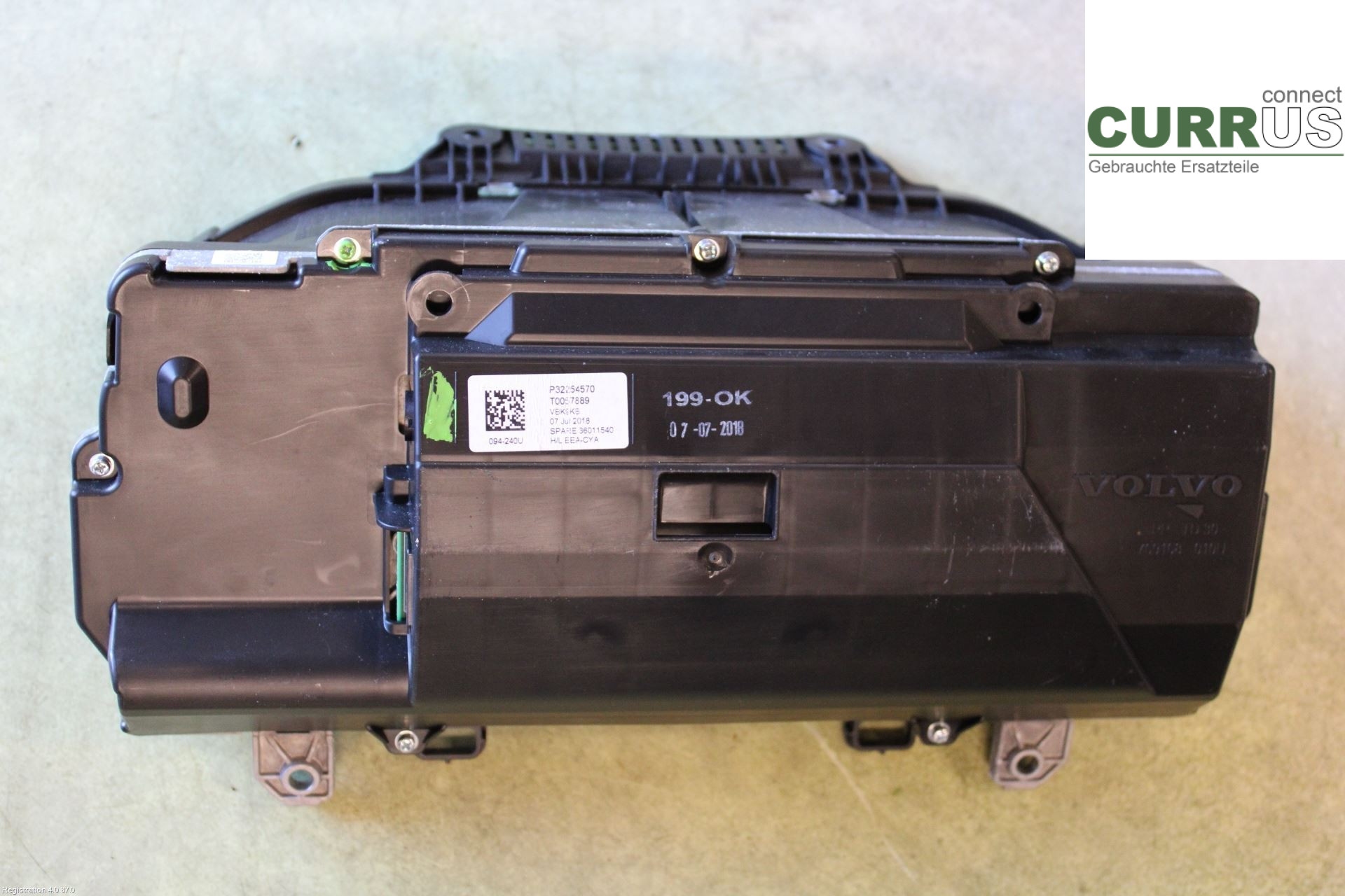VOLVO XC40 18- Instrumentenkombination 36010422 2.0L D4204T16