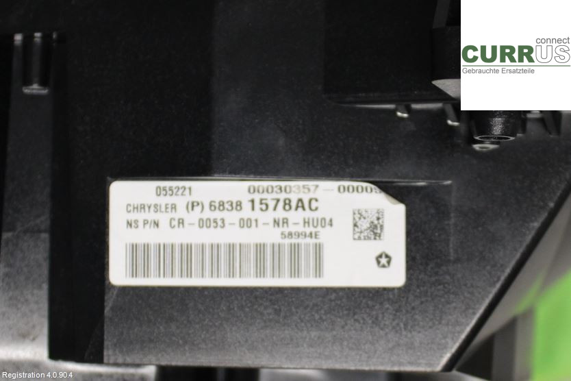 DODGE PICK UP RAM Instrument cluster / comb 68381578AD T