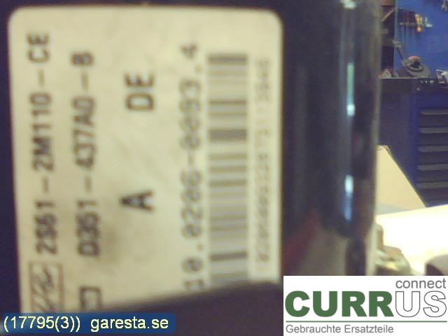 FORD FIESTA     02-05 ABS hydraulisk enhet 2S61-2M110-CE 1,3 A9JA 51KW