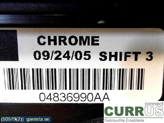 CHR 300C Instrumentenkombination 56044943AH 3,OCRD,D 160KW