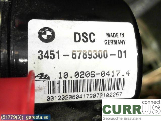 BMW 1 E87/81 5D/3D 03-11 ABS-Hydraulikeinheit 34 51 2 460 468 1,8D N47-D20C 1