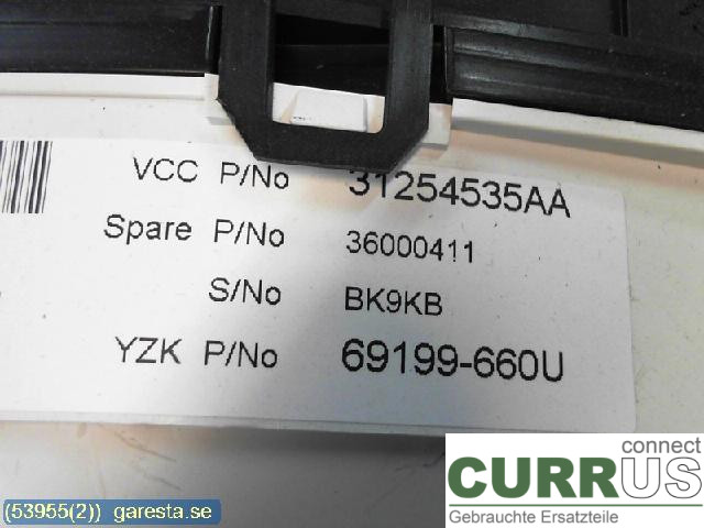 VOLVO XC70   08-13 Instrumentenkombination 31254535AA D5244T4, 136KW