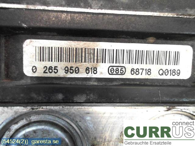 MB A-KLASS (W169)   04-12 ABS hydraulisk enhet A0064310812 M266.920 70KW