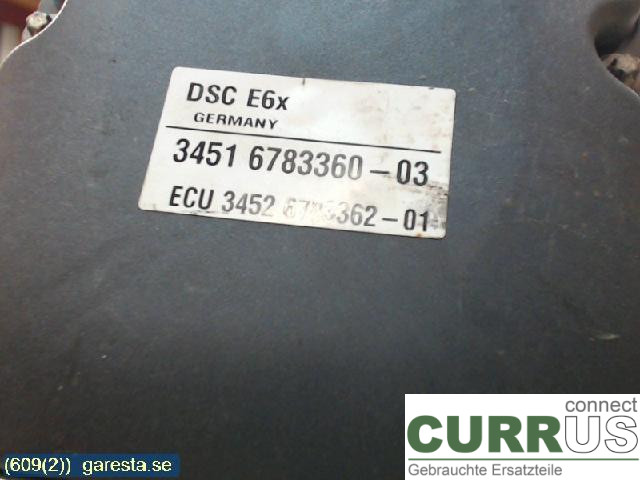 BMW 5 E60/61 Sed/Tou 02-10 ABS Hydraulic unit  2,5 140kW N53-B