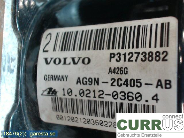VOLVO S60      11-13 ABS Hydraulic unit 31273882 D5204T2