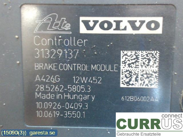 VOLVO XC60  09-13 ABS Hydraulic unit 31329137 2.4D 120KW