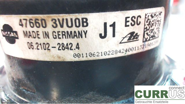 NISSAN NOTE (E12)  14-20 ABS Hydraulic unit  K9K
