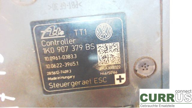 VW CADDY  11-15 ABS-Hydraulikeinheit  2,0, BSX, 80KW