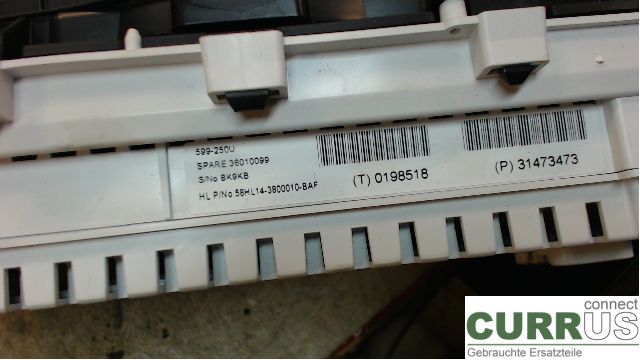 VOLVO V40  CROSS COUNTRY 13-19 Instrumentenkombination  D4204T9 D3 2,0