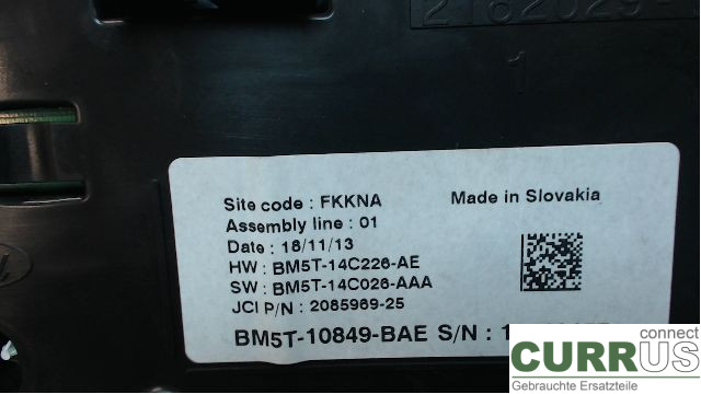 FORD C-MAX II  11-14 Instrument cluster / comb  M2DA 1,0