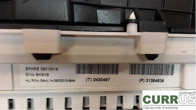 VOLVO V40  12-19 Instrument cluster / comb  D4162T 1,6