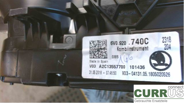 SKODA FABIA  15- Instrument cluster / comb  CHZB