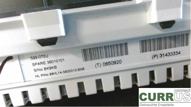 VOLVO XC70  14-16 Bloc instruments / combiné 36012799 D5244T12