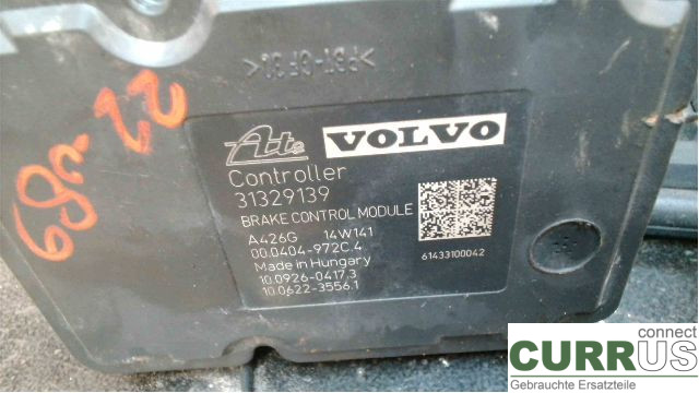 VOLVO V70    14-16 ABS Hydraulic unit 31400545 D4204T5 2,0