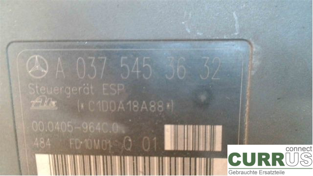MB CLC-KLASS (CL203) 08-11 ABS Hydraulic unit A0375453632 M271.946