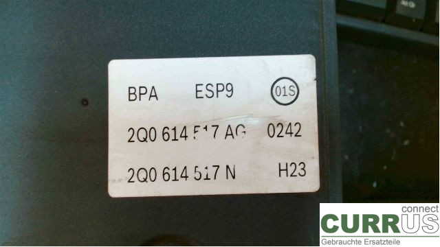 SEAT IBIZA V  17-20 ABS-Hydraulikeinheit 2Q0 614 517 AG DFNA