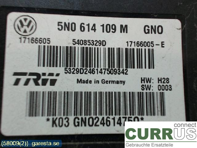 VW TIGUAN 07-16 ABS Hydraulic unit 5N0614109M 1,4 tsi 110KW C