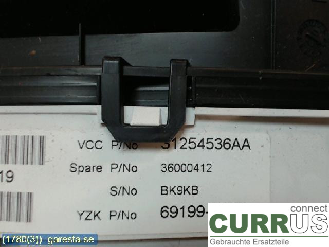VOLVO S80      07- 13 Instrument cluster / comb 31254536AA 4,4 B8444S  232