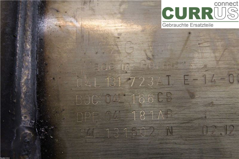 VW PASSAT  15-19 Partikelfilter 04L131602NX DDAA