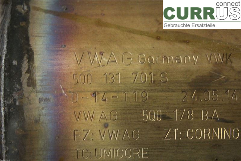 VW GOLF / E-GOLF VII   13-20 Catalyst 5Q0254502X CHPA