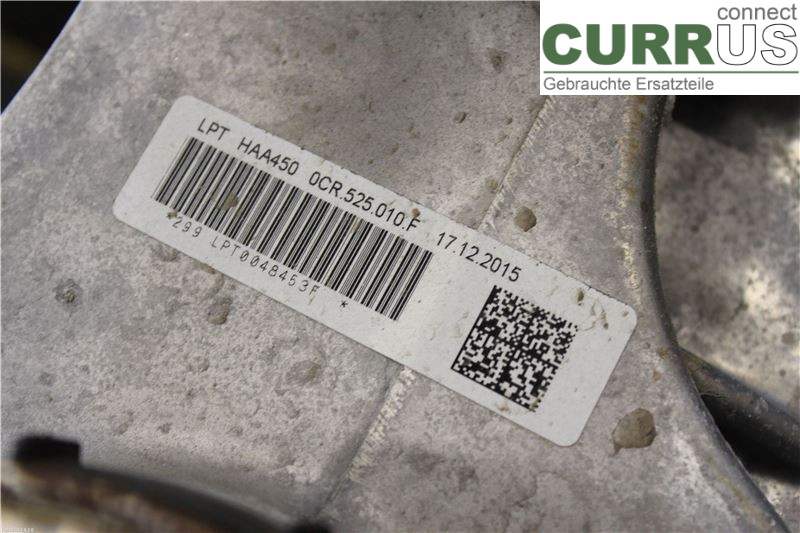 VW PASSAT  15-19 Differential 0CR525010F DFCA