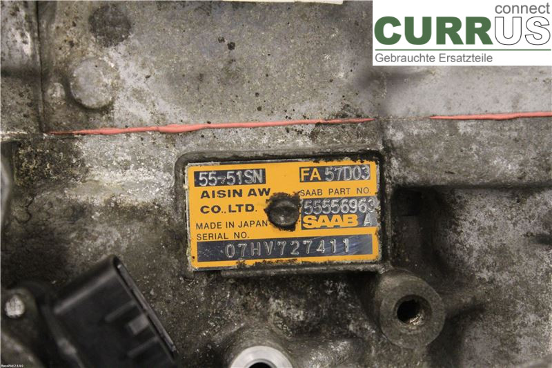 SAAB 9-5     06-10 Gearbox (Automatic) 55556963 Z19DTH