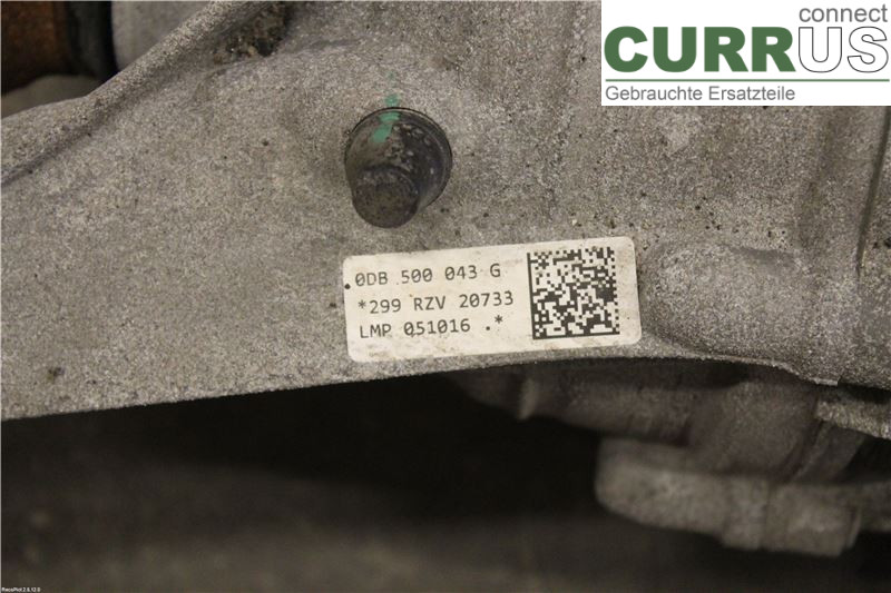AUDI A4/S4  B9 16-19 Differential 0DB500043G DETA