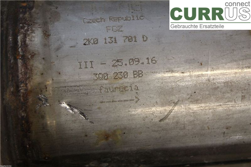 VW CADDY  16-20 Catalyst 2K0254300EX DFSD