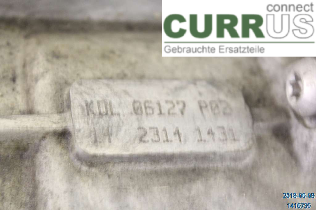 VW PASSAT      05-10 Gearbox (6-speed) 02Q300015EX 2.0 TDI