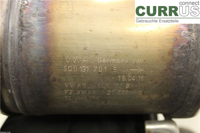 VW GOLF / E-GOLF VII   13-20 Catalyst   5Q0 254 501 TX	 CYVB