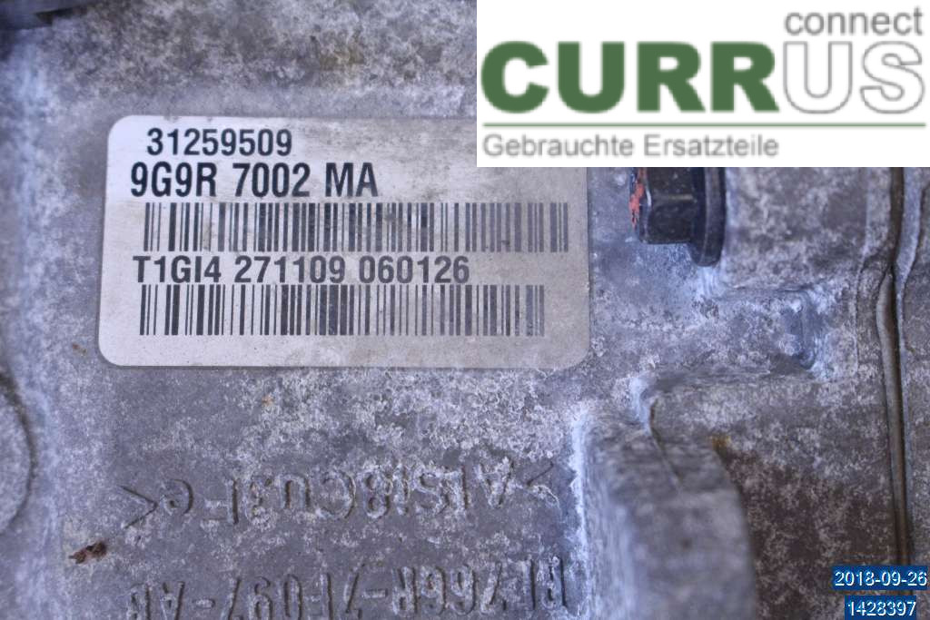 VOLVO V70      08-13 Gearbox (6-speed) 36001865 2,5 FT