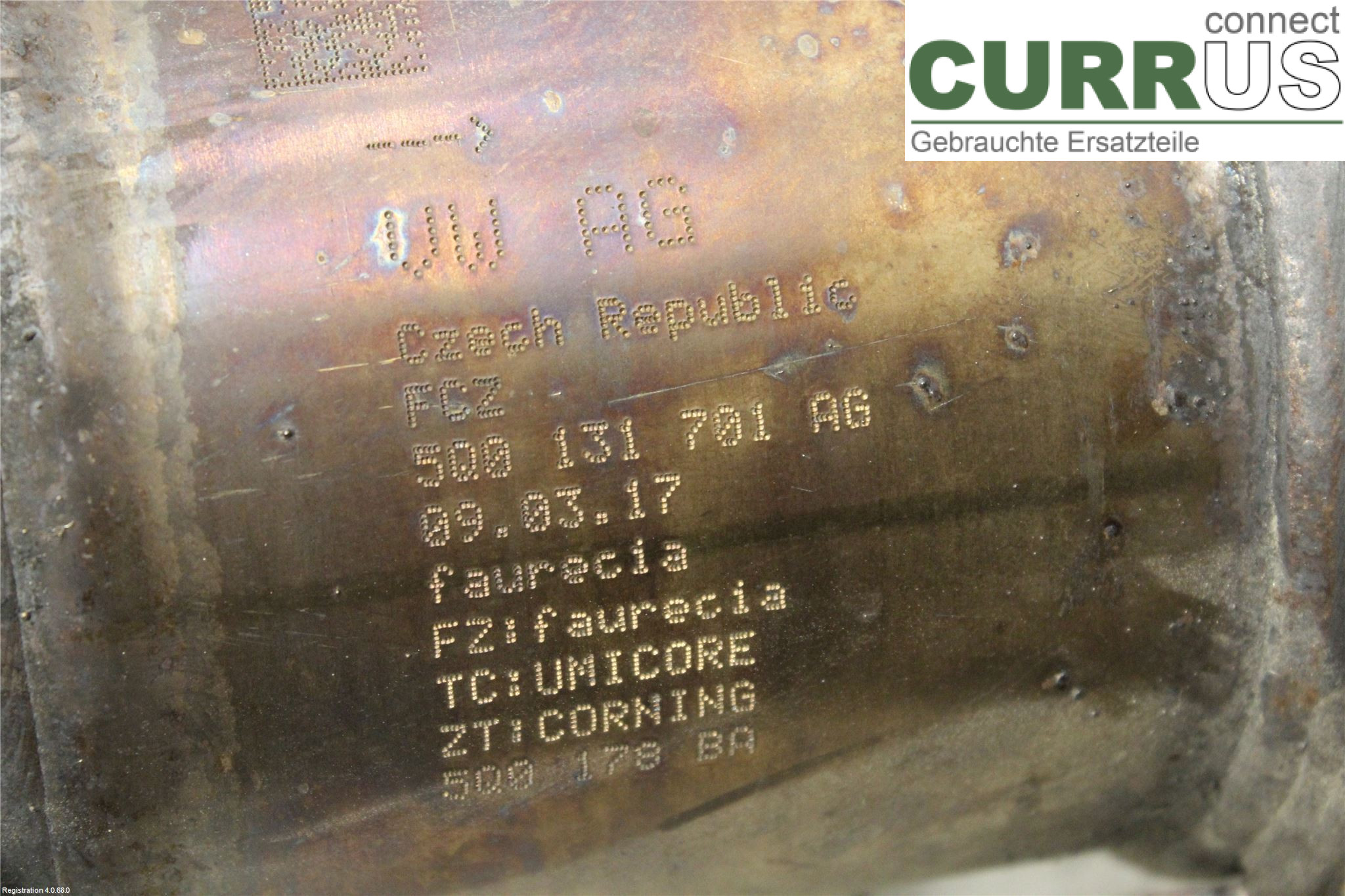 VW GOLF / E-GOLF VII   13-20 Catalyst   5Q0 254 503 DX	 CHZC